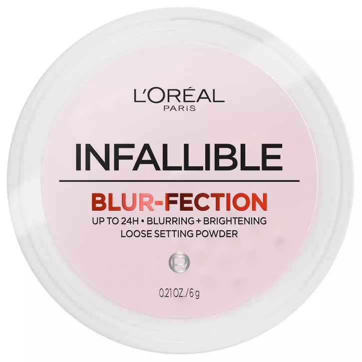 Polvos sueltos fijadores de larga duración Infallible Blur-fection