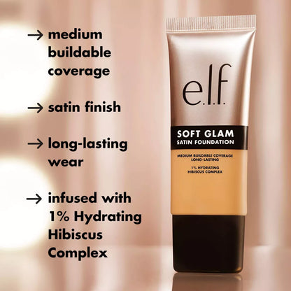 ELF Base de maquillaje Soft Glam Satin