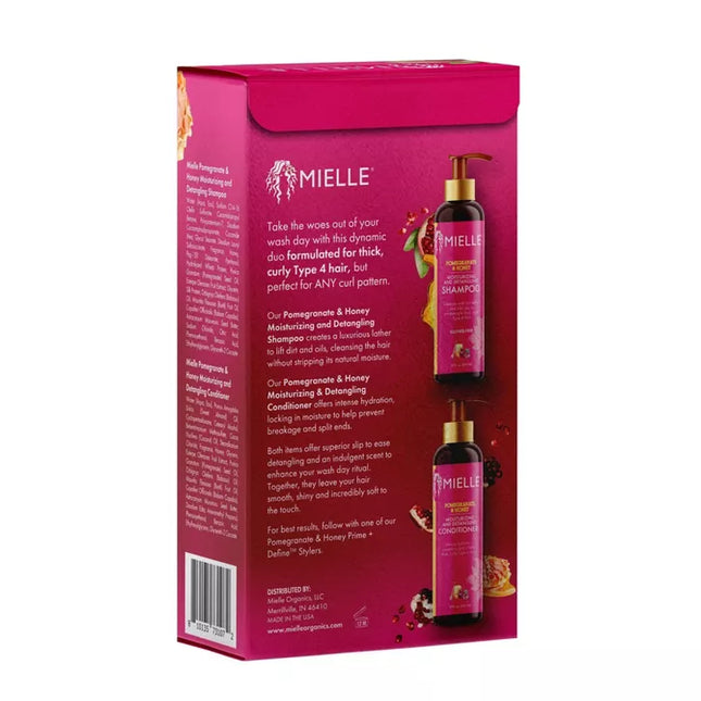 Mielle Organics Pomegranate and Honey Shampoo and Conditioner Set