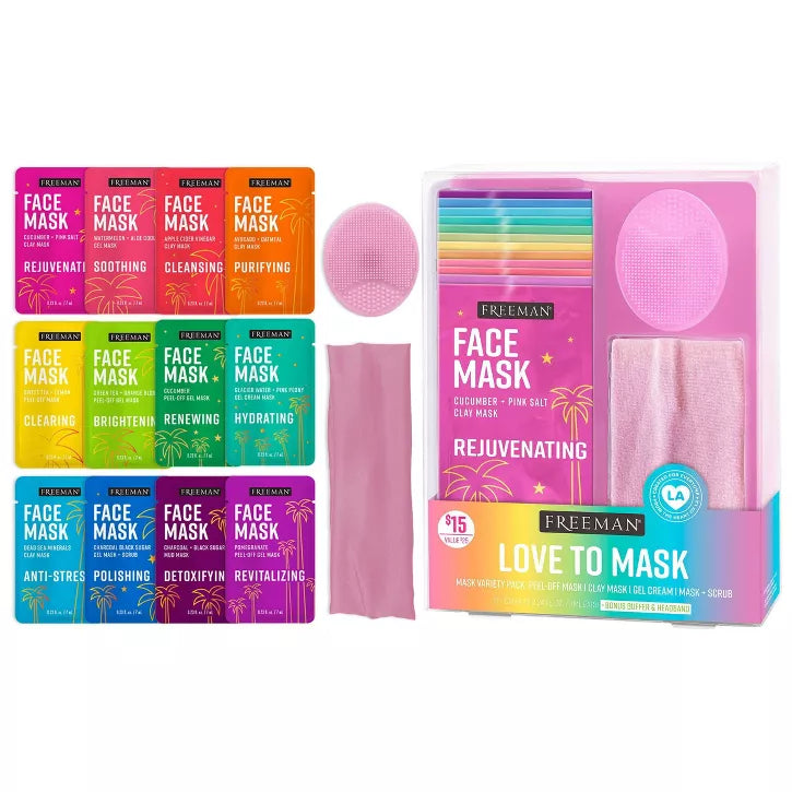 Kit Love to Mask de Freeman 14 unidades