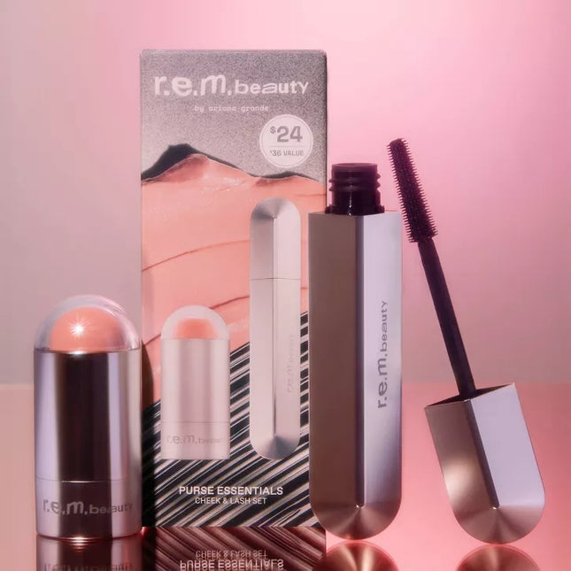 r.e.m. beauty Purse Essentials Cheek & Lash Set