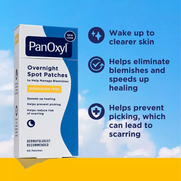 PanOxyl PM Parches nocturnos para eliminar granitos/Pimple Patches