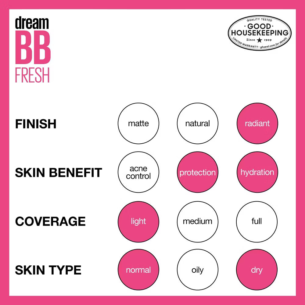 Maybelline Dream Fresh BB Cream 8 en 1 Skin Perfector - SPF30 30ml