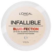Polvos sueltos fijadores de larga duración Infallible Blur-fection
