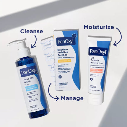 PanOxyl Acne Gel Wash for Face with 2% Salicylic Acid