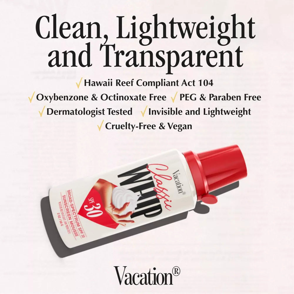 Vacation Classic Sunscreen Whip - SPF 30 40g