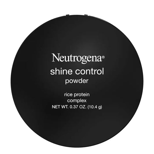 Shine Control Mattifying Face Powder, polvo ligero que absorbe la grasa con esponja aplicadora