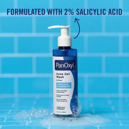 PanOxyl Acne Gel Wash for Face with 2% Salicylic Acid