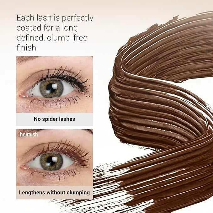 Heimish Dailism Smudge Stop Mascara de larga duración, impermeable
