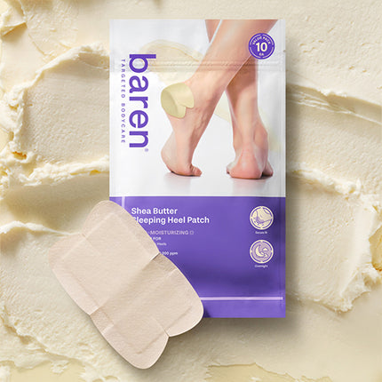 Baren Shea Butter Sleeping Heel Patch, 10pcs (5pares)