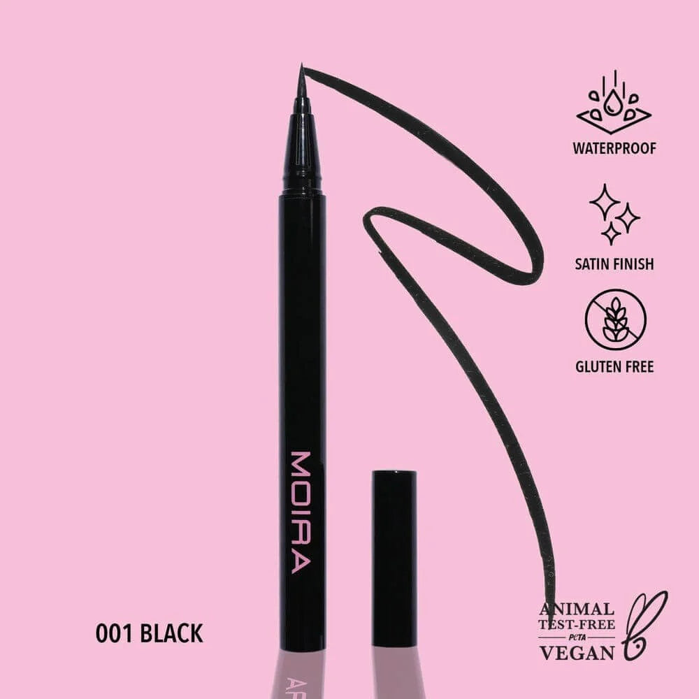 Moira Delineador precision liquid Liner waterproof