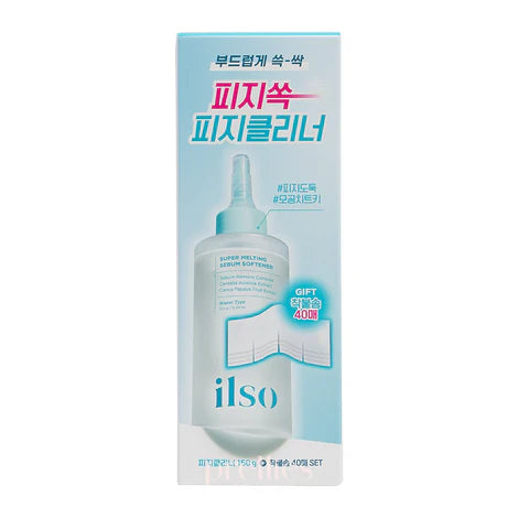 ilso Super Melting Sebum Softener Set  150ml + 40 cotton pads