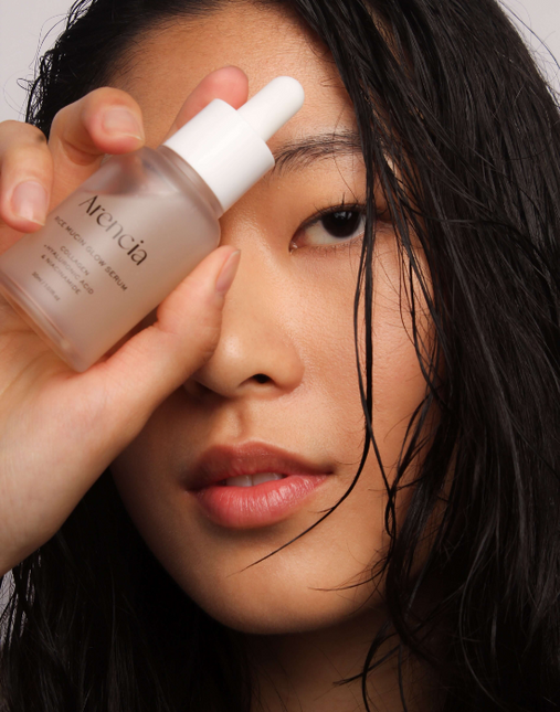 Arencia Rice Mucin Glow Serum 30ml, colágeno + ácido hialurónico y niacinamida