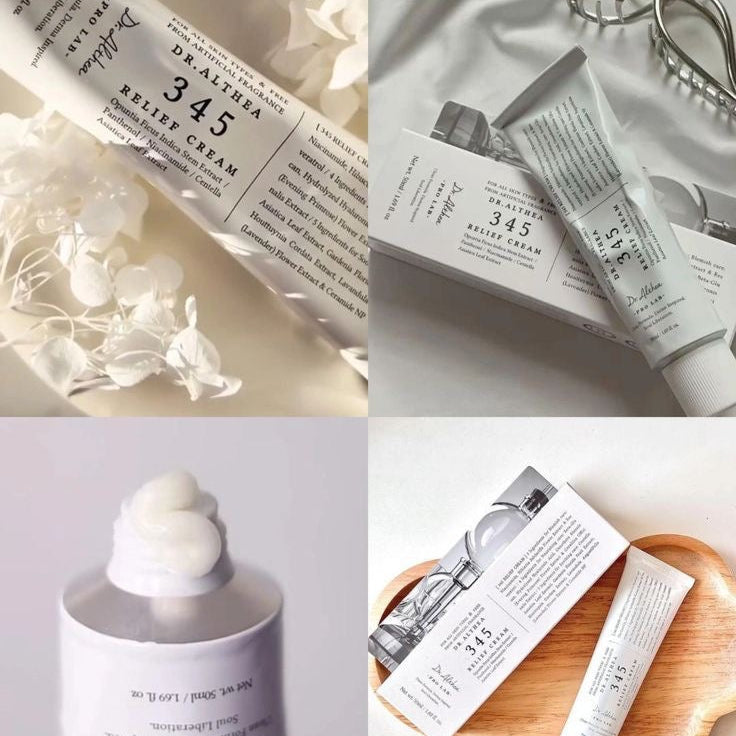 Dr.Althea 345 Relief Cream + ANUA Niacinamide 10% + TXA 4% Serum