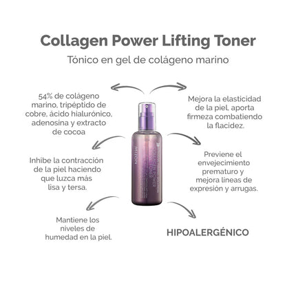 Mizon Solución reafirmante intensiva Collagen Power Lifting Toner 120ml