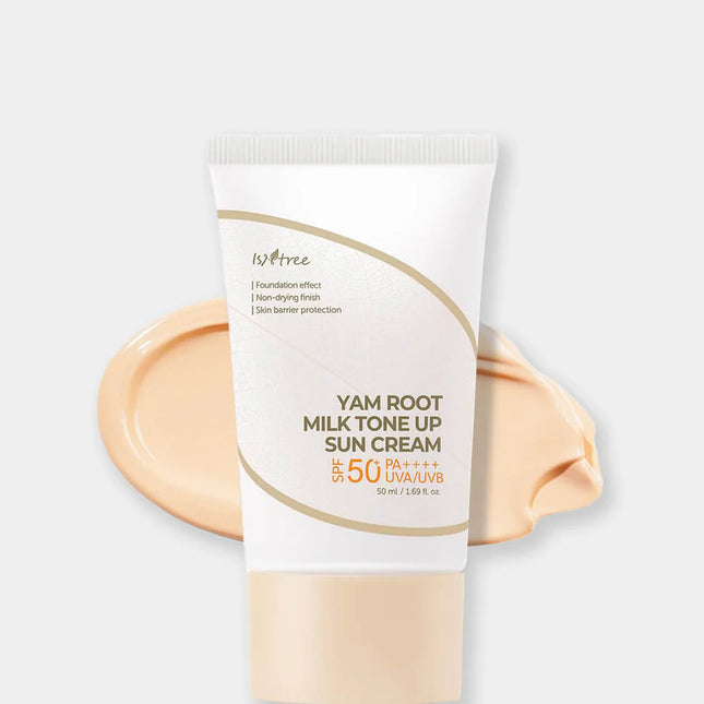 Isntree Yam Root Milk Tone Up Sun Cream SPF50+ PA++++ 50ml