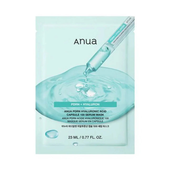 Anua Mascarilla PDRN Hyaluronic Acid Capsule 100 Serum Mask