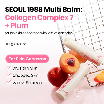 KSecret Seoul 1988 Multi Balm : Collagen Complex 7 + Plum 10.7g