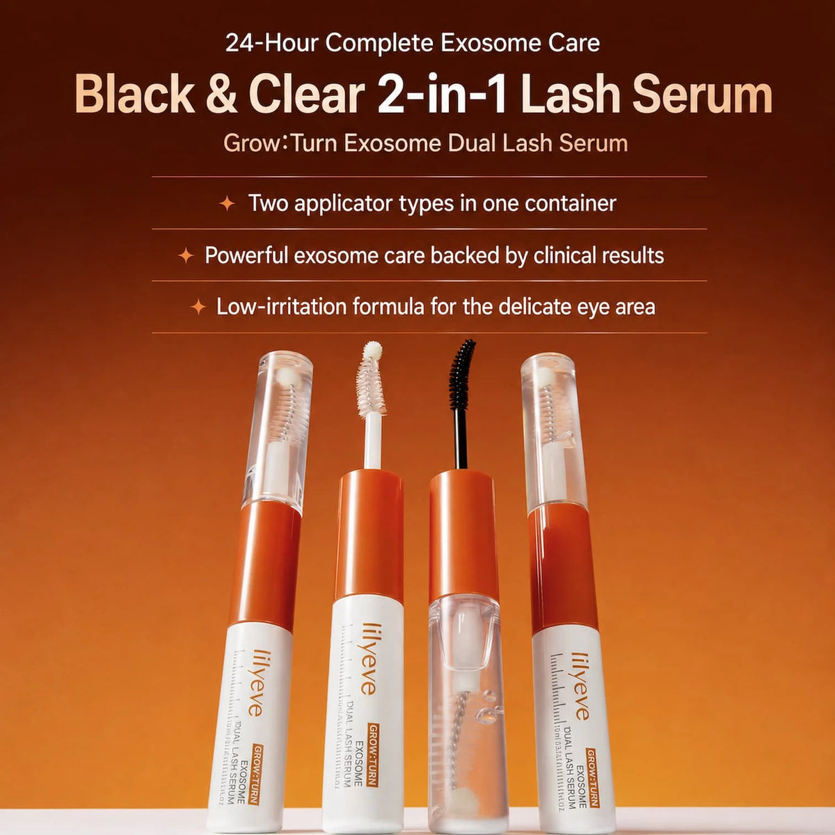 LILYEVE GROW:TURN EXOSOME Dual Lash Serum – 8 ml