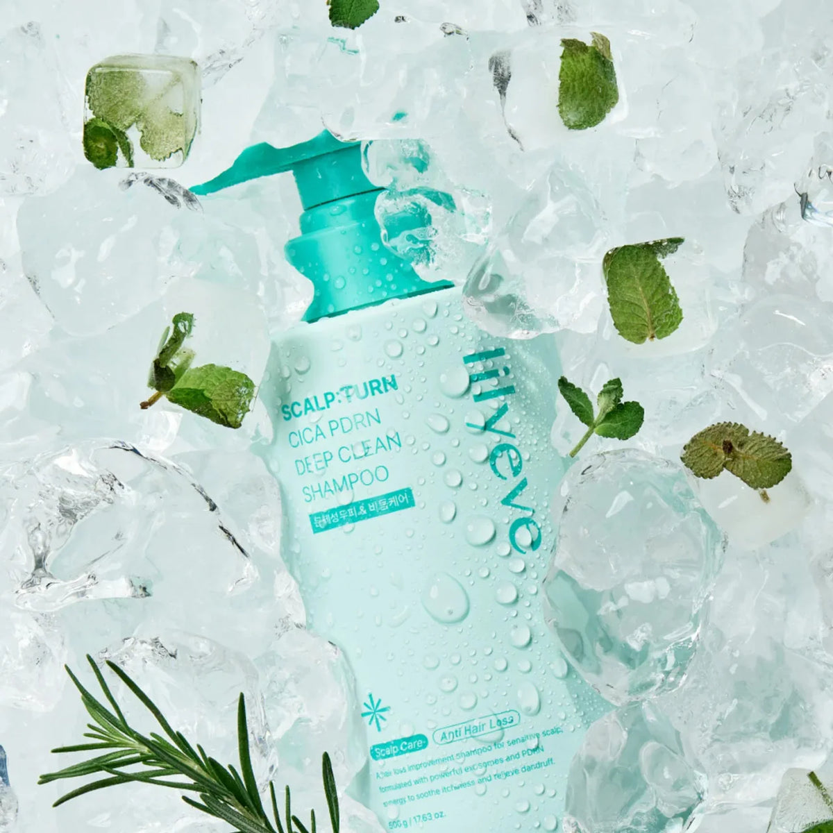 LILYEVE SCALP:TURN CICA PDRN Deep Clean Shampoo 500 ml