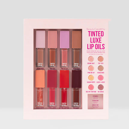 Beauty Creations Tinted luxe Lip Oil Collection Set