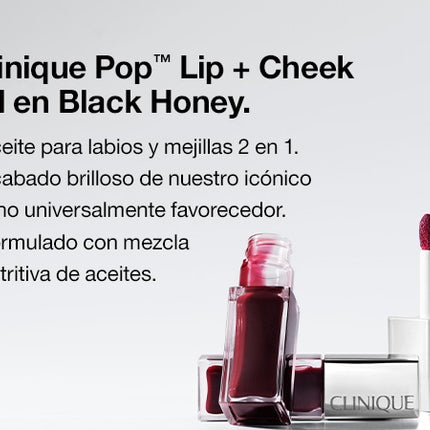 Clinique Limited Edition Pop Lip + Cheek Oil in Black Honey - Black Honey