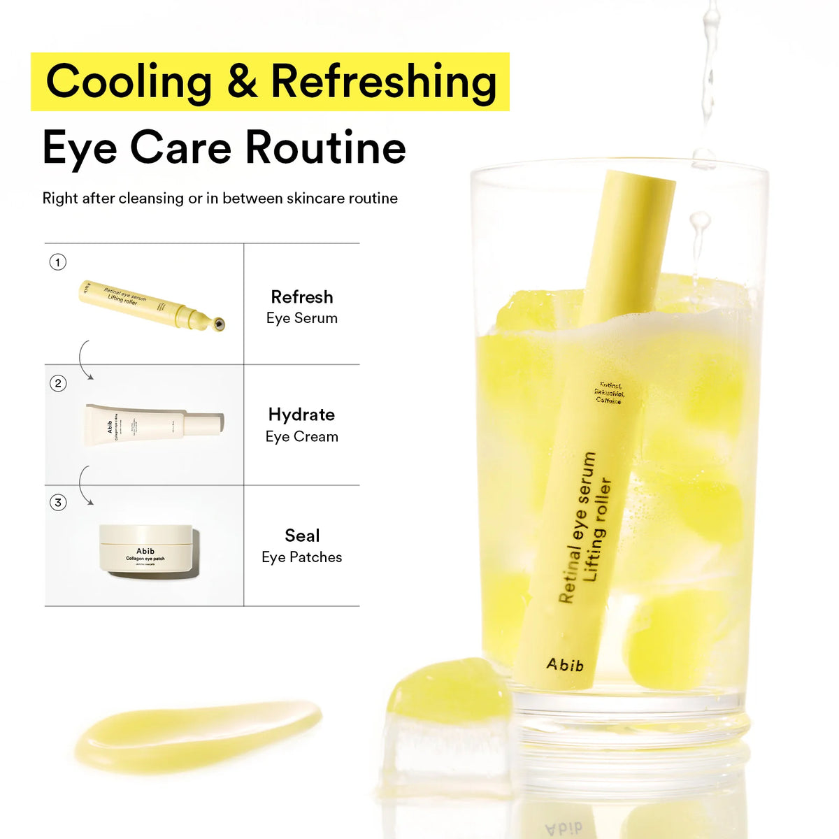Abib Retinal Eye Serum Lifting Roller 15ml