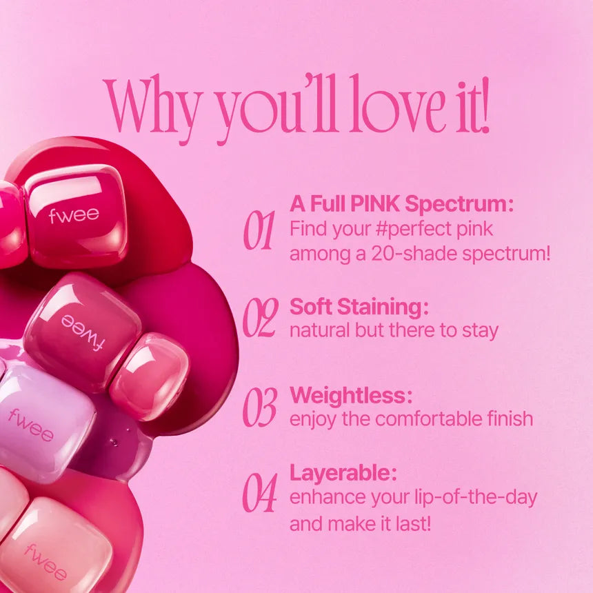 fwee - Pink Obsession Stay-Fit Lip Tint