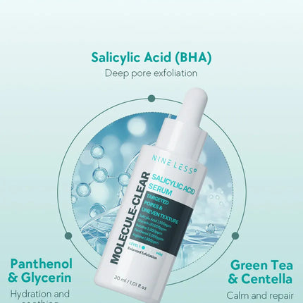 Nineless Molecule-Clear Salicylic Acid Serum 30ml