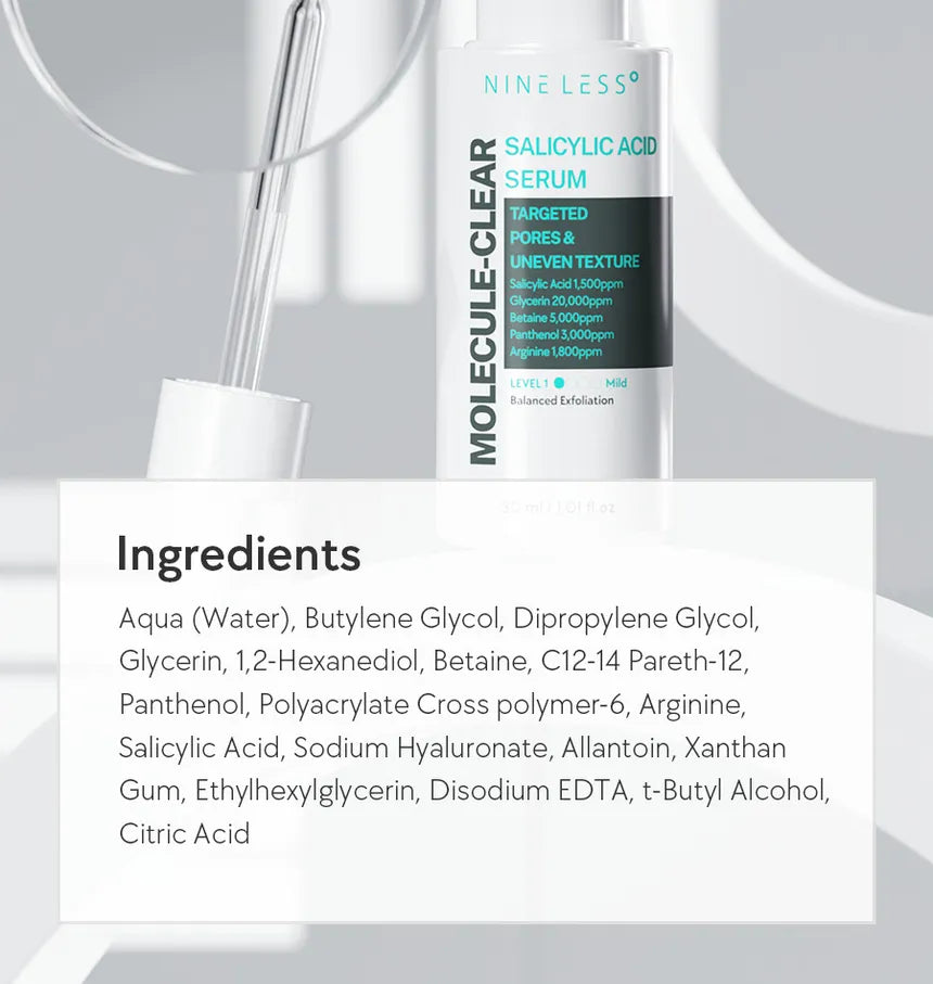 Nineless Molecule-Clear Salicylic Acid Serum 30ml