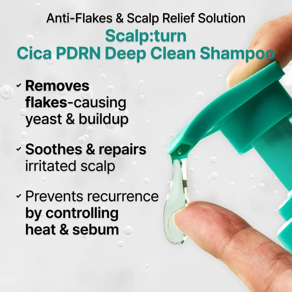 LILYEVE SCALP:TURN CICA PDRN Deep Clean Shampoo 500 ml