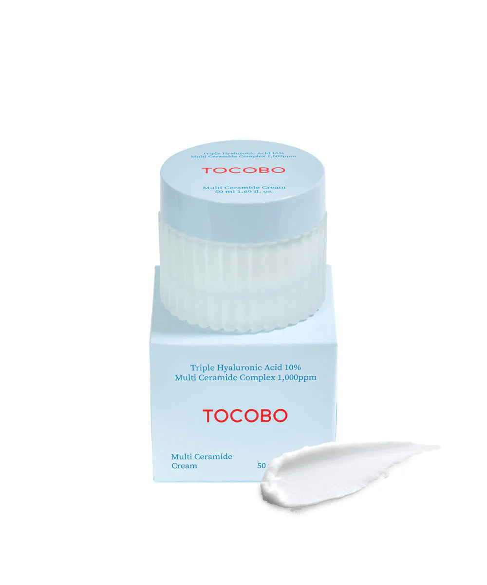 TOCOBO Multi Ceramide Cream, Crema hidratante de ácido hialurónico