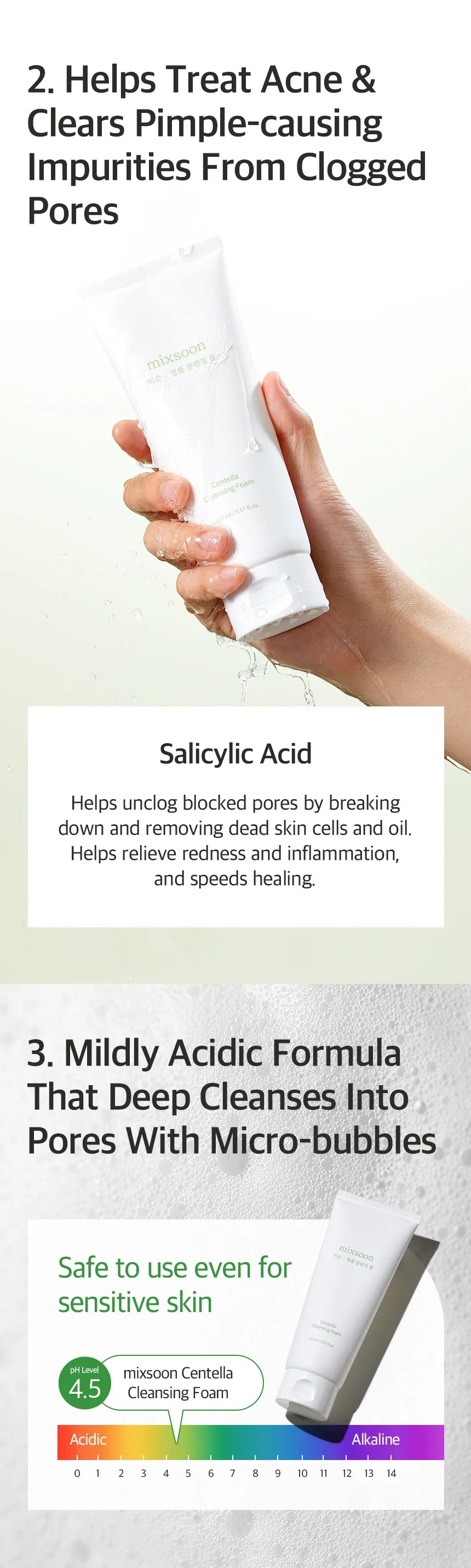 Mixsoon Centella Cleansing Foam 150ml