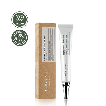 Mary&May Crema de ojos con ácido tranexámico + glutatión 30g