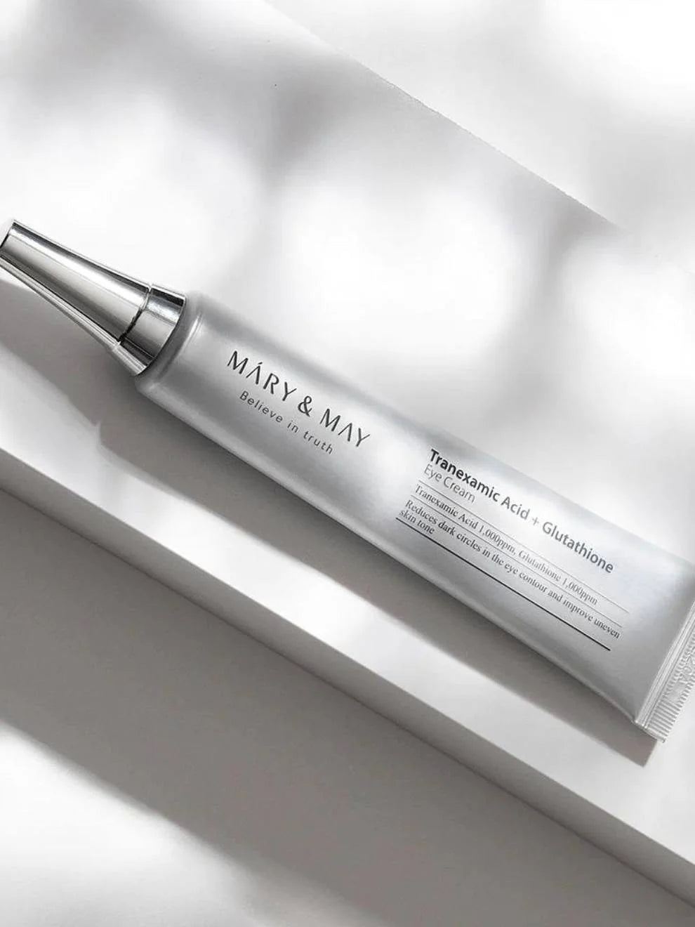 Mary&May Crema de ojos con ácido tranexámico + glutatión 30g