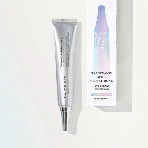 Mary&May Crema de ojos con ácido tranexámico + glutatión 30g