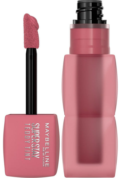 Maybelline Tinte labial mate de larga duración Super Stay Teddy Tint