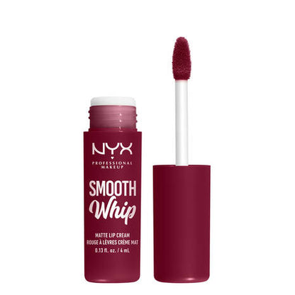 NYX Smooth Whip - Crema de labios mate, larga duración, hidratante, lápiz labial líquido