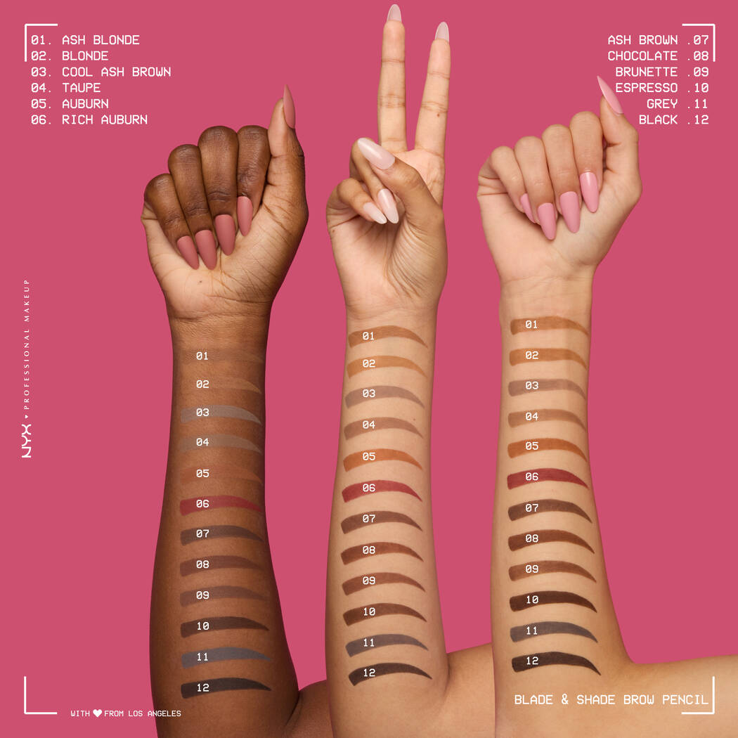 Nyx Lapiz de Cejas Blade & Shade Nano