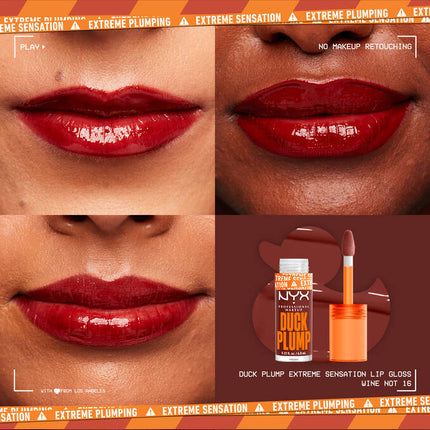 NYX Brillo voluminizador de labios con alto contenido de pigmento Duck Plump