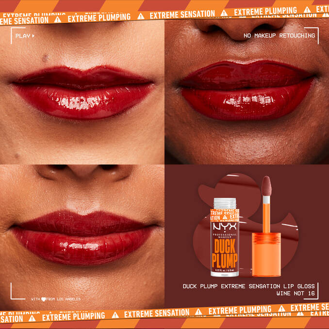 NYX Brillo voluminizador de labios con alto contenido de pigmento Duck Plump