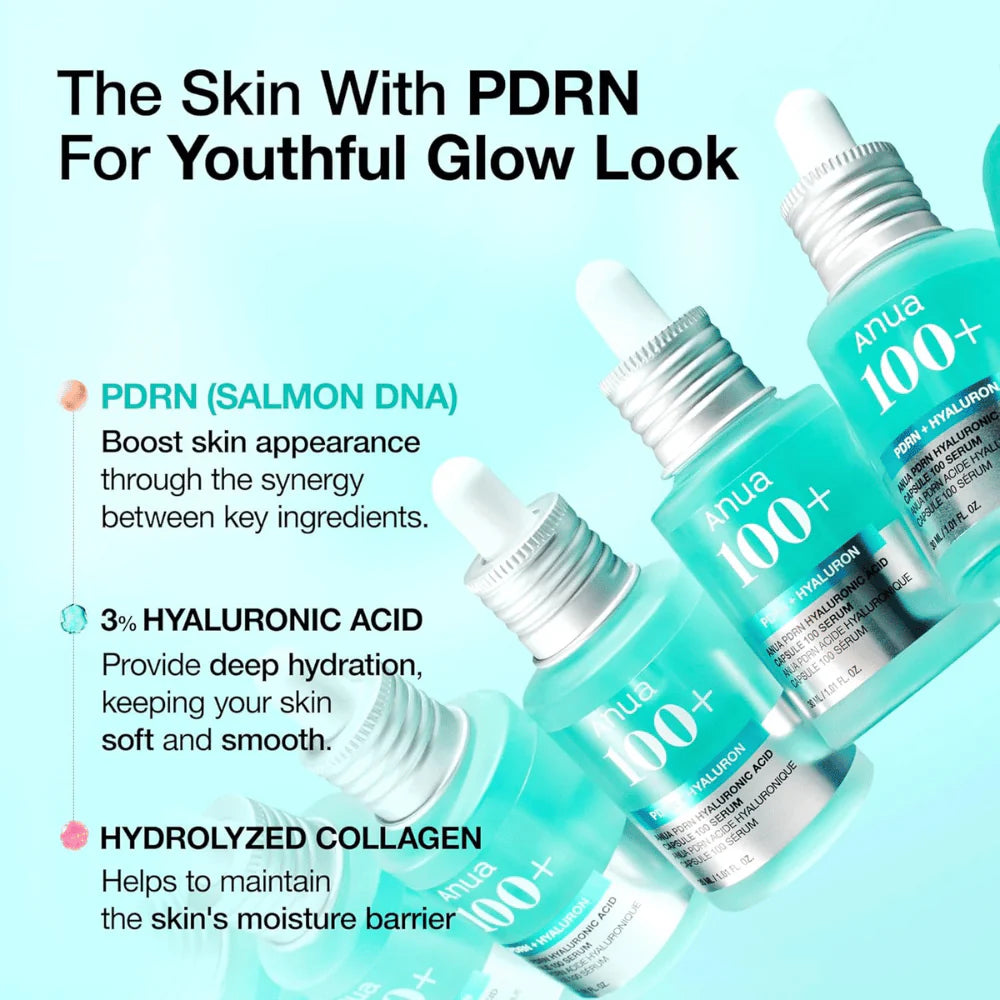 Anua Cápsula de Ácido Hialurónico PDRN 100 serúm 30ml