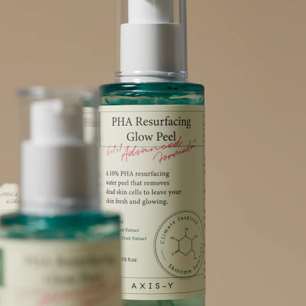 Axis-Y PHA Resurfacing Glow Peel Exfoliación y Luminosidad Instantánea