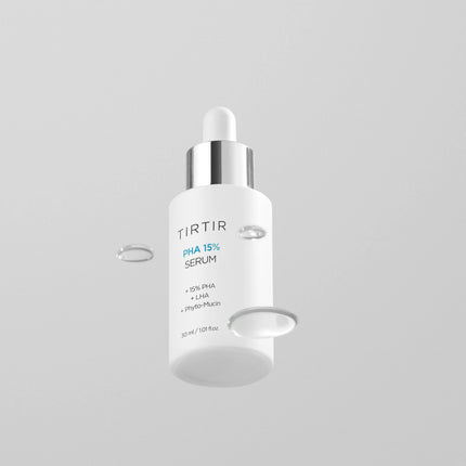 TIRTIR PHA - Suero exfoliante al 15% - Peeling hidratante Fórmula suave de PHA y LHA para pieles sensibles
