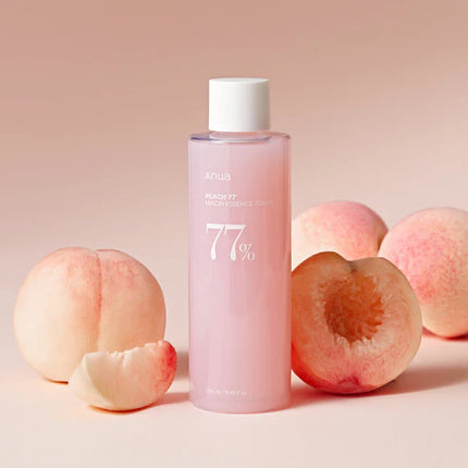 Anua Peach 77 - Tónico de niacina esencia, 8.5 fl oz, tóner iluminador 250ml