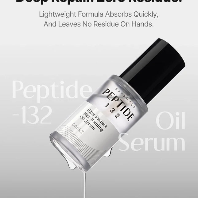 Cosrx PEPTIDE-132 Ultra Perfect Hair Bonding Oil Serum 28ml Aceite capilar fortalecedor