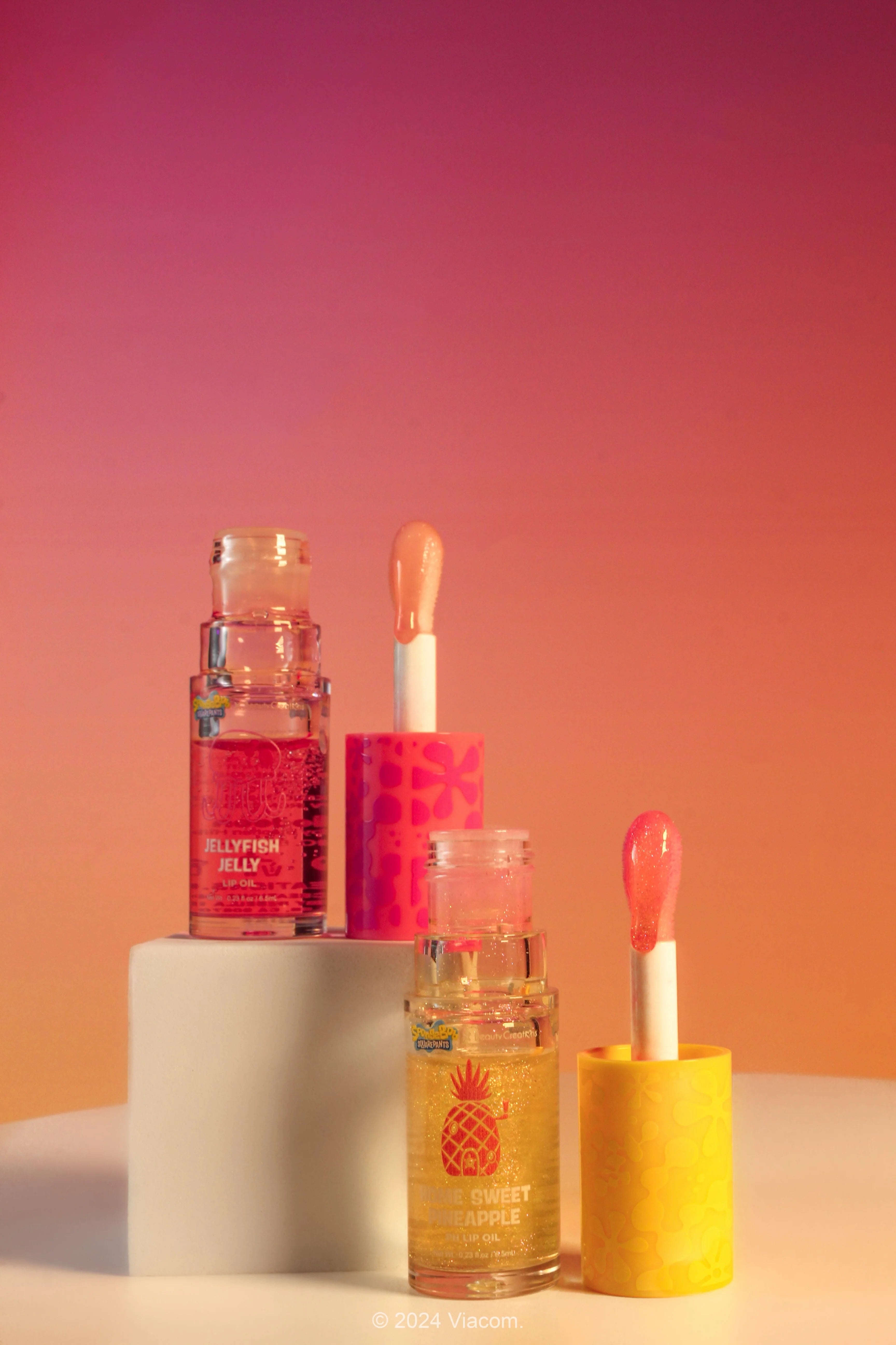 Beauty Creations Aceite labial PH "Home Sweet Pineapple" de Bob Esponja