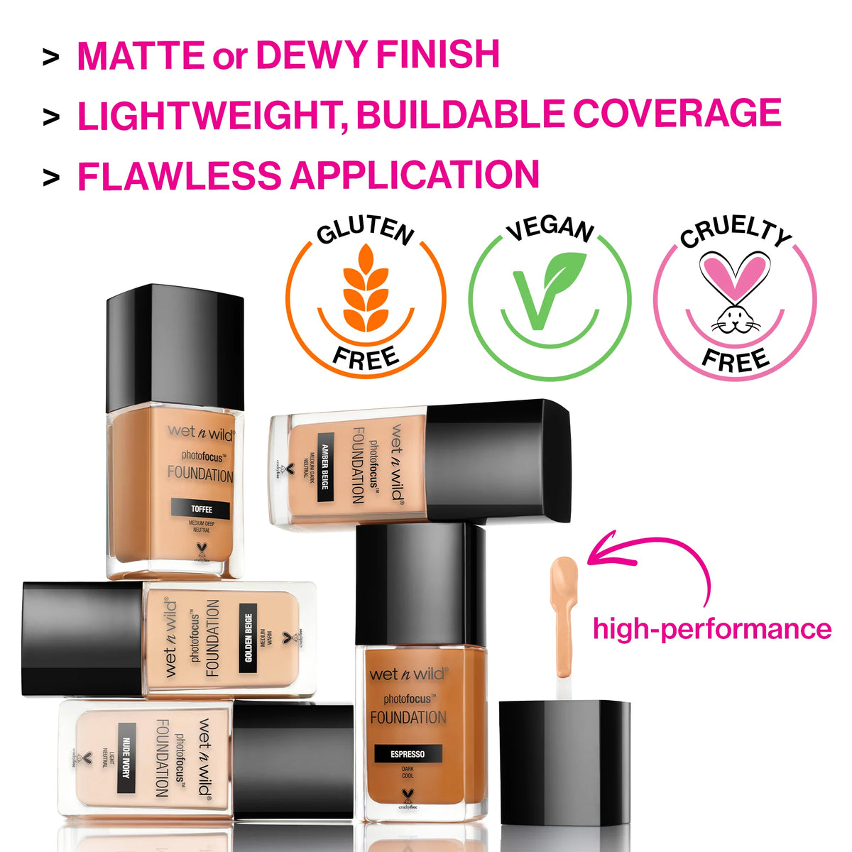wet n wild Photo Focus™ Foundation – Base de Maquillaje