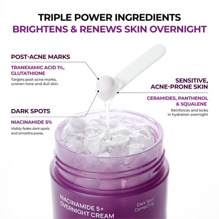 Jumiso Niacinamide 5 + Overnight Cream 50ml