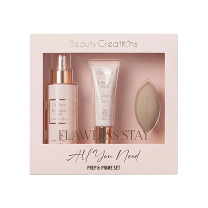 Flawless stay, Prep & Prime Set Beauty Creations
